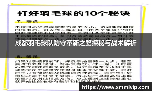 成都羽毛球队防守革新之路探秘与战术解析